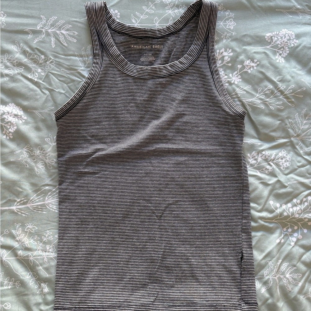American Eagle Striped Tank Top